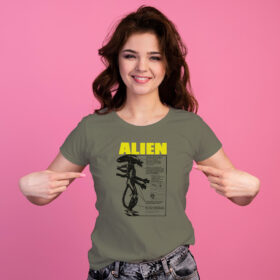 New Indastria T-shirt Alien Caratteristiche Fisiche 6 New Indastria IND 0019 Alien Caratteristiche Fisiche W