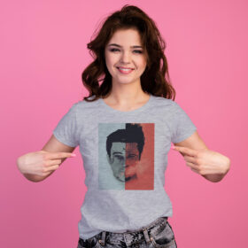 New Indastria T-shirt FIGHT CLUB-Tyler Durden 6 New Indastria Newind 0664 FIGHT CLUB Tyler Durden CULT W