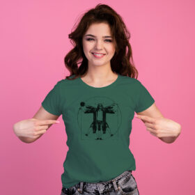 New Indastria T-shirt Il Grande Lebowski drugo uomo vitruviano fan art 6 New Indastria Newind 2048 Il Grande Lebowski drugo uomo vitruviano fan art famosi W