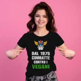 New Indastria T-shirt Goldrake contro i Vegani 6 New Indastria iMage 0745 Goldrake contro i Vegani W