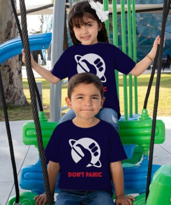 New Indastria T-shirt Don't Panic guida galattica per autostoppisti 7 New Indastria iMage 0790 Dont Panic guida galattica K