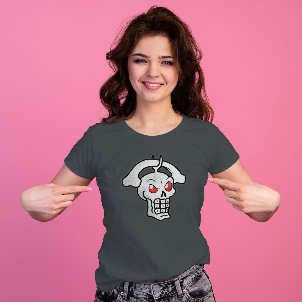 Neverless Canottiera Uomo Con Stampa Teschio E Muscoli – T-shirt Slim Fit Streetstyle