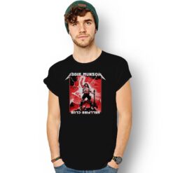 Alternative view of T-shirt Eddie Munson Metal STRANGER New Indastria