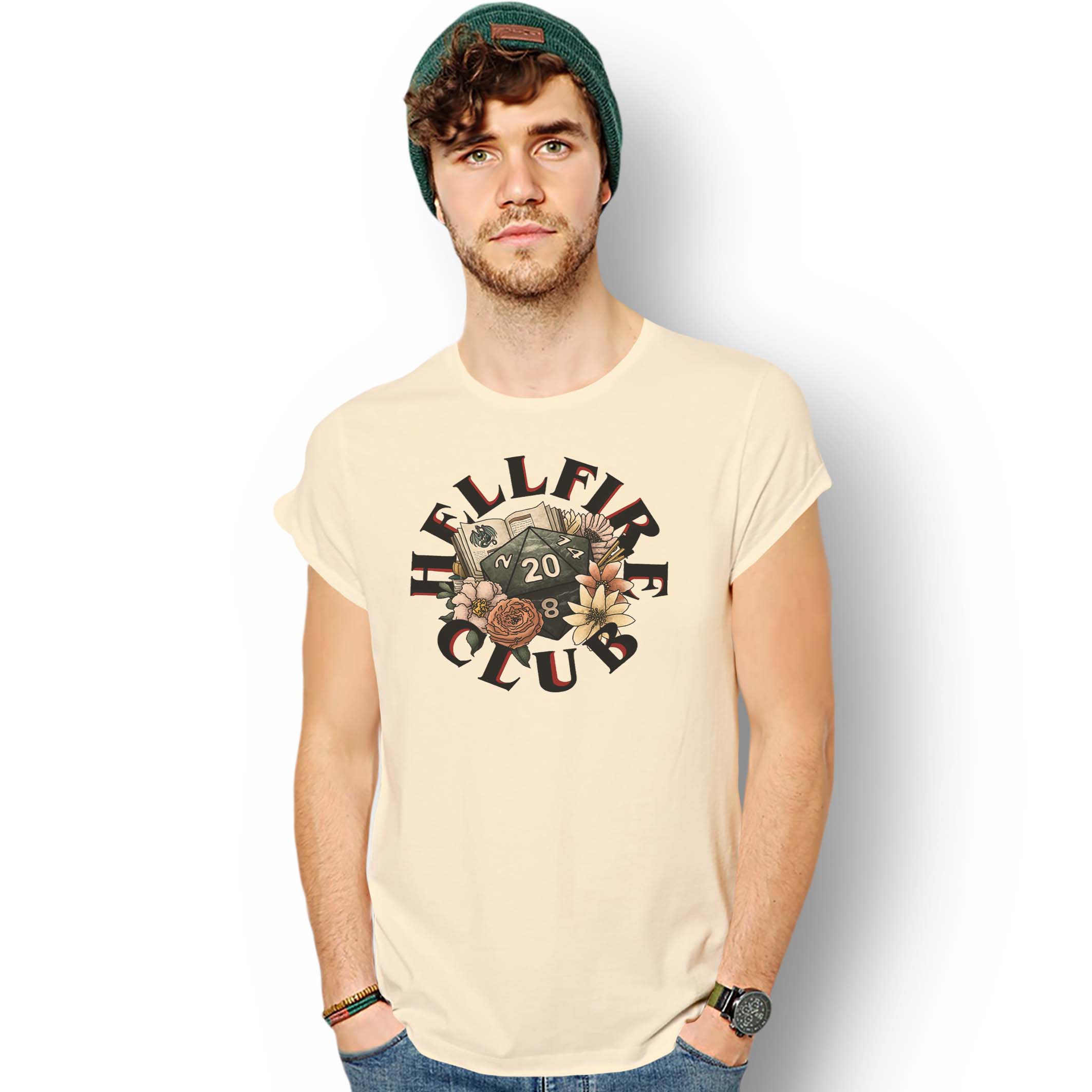 T-shirt Hellfire Club Dado Dungeon Master STRANGER New Indastria 2 New Indastria T-shirt Hellfire Club Dado Dungeon Master STRANGER New Indastria - immagine 2