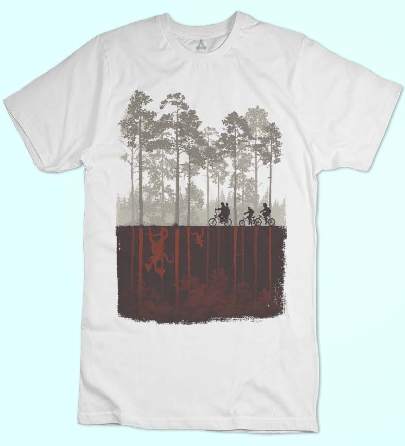 T-shirt Biciclette Upside Down STRANGER New Indastria 1 New Indastria T-shirt Biciclette Upside Down STRANGER New Indastria