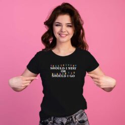 T-shirt SHOULD I STAY OR SHOULD I GO STRANGER New Indastria 6 New Indastria iMage 0612 SHOULD I STAY OR SHOULD I GO STRANGER THINGS TW