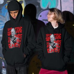 Alternative view of Felpa Cappuccio Vecna Demone STRANGER New Indastria