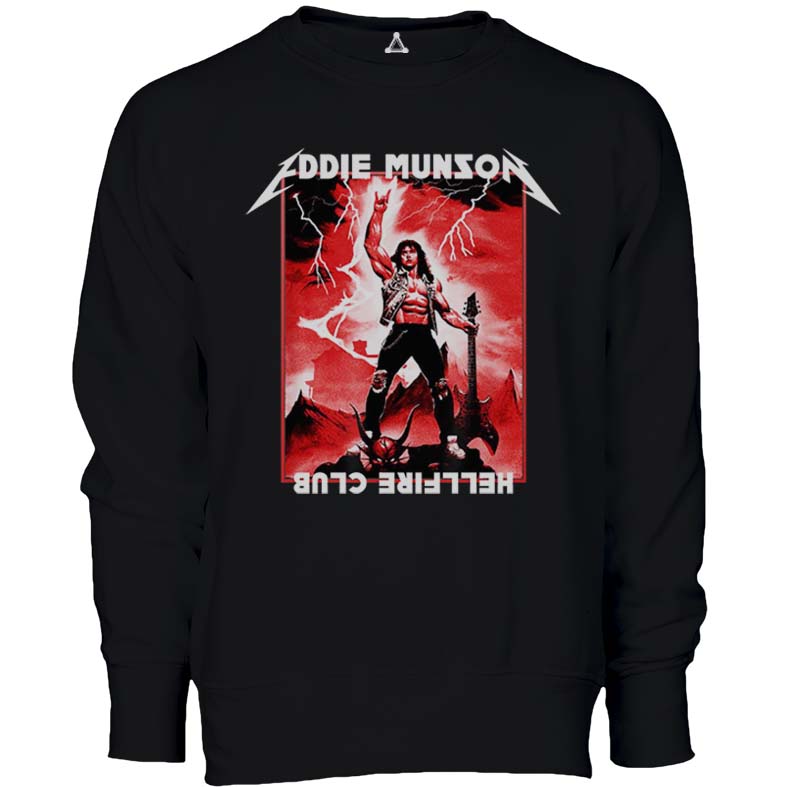 Felpa Girocollo Eddie Munson Metal STRANGER New Indastria 1 New Indastria Felpa Girocollo Eddie Munson Metal STRANGER New Indastria