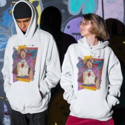 Alternative view of Felpa Cappuccio Eddie Munson Hellfire STRANGER New Indastria