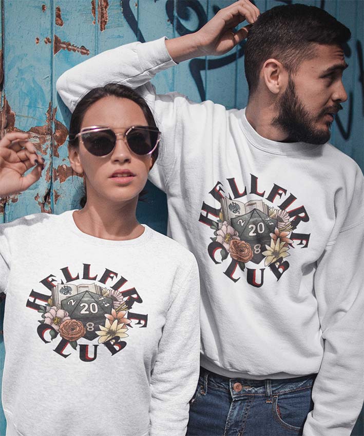 Felpa Girocollo Hellfire Club Dado Dungeon Master STRANGER New Indastria 2 New Indastria Felpa Girocollo Hellfire Club Dado Dungeon Master STRANGER New Indastria - immagine 2