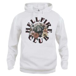 Felpa Cappuccio Hellfire Club Dado Dungeon Master STRANGER New Indastria