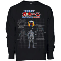 Felpa Girocollo Progetto Gakeen Robot Magnetico - Robottoni New Indastria