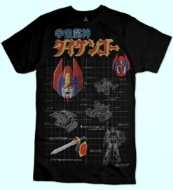 T-shirt Progetto Daikengo il guardiano dello spazio - Robottoni New Indastria