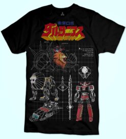 T-shirt Progetto Daltanious - Robottoni New Indastria