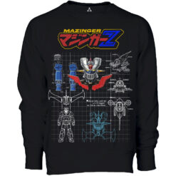 Felpa Girocollo Progetto Mazinga Z - Robottoni New Indastria