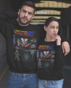 Alternative view of Felpa Girocollo Progetto Mazinga Z - Robottoni New Indastria