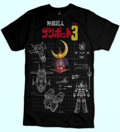 T-shirt Progetto Zambot 3 - Robottoni New Indastria