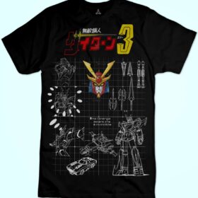 T-shirt Progetto Daitarn 3 - Robottoni New Indastria