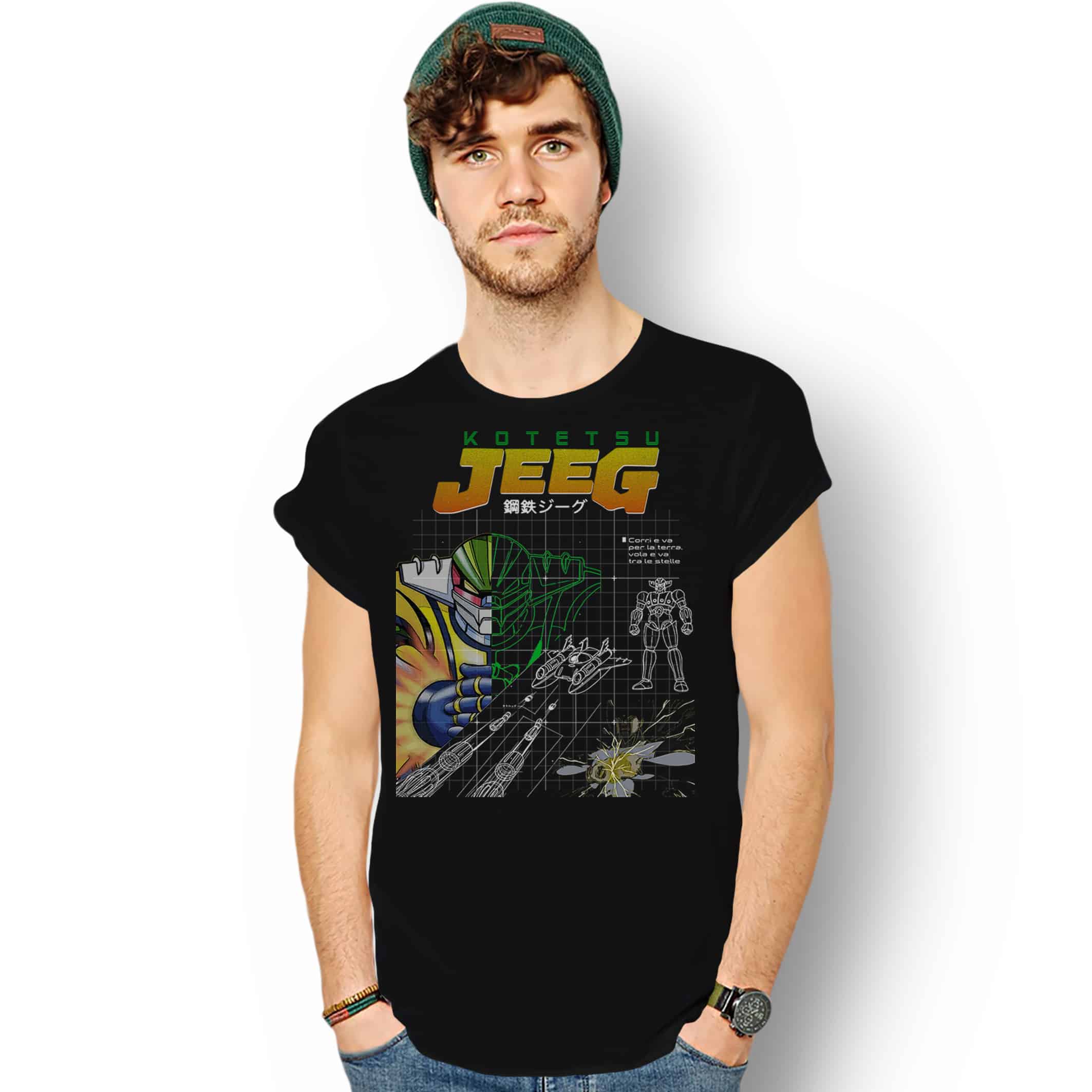 T-shirt Progetto Jeeg Robot d'Acciaio - Robottoni New Indastria 3 New Indastria T-shirt Progetto Jeeg Robot d'Acciaio - Robottoni New Indastria - immagine 3