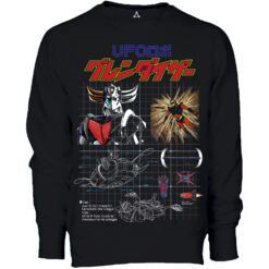 Felpa Girocollo Progetto Goldrake Ufo Robot - Robottoni New Indastria