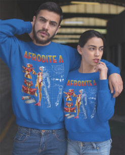 Alternative view of Felpa Girocollo Progetto Afrodite A - Robottoni New Indastria