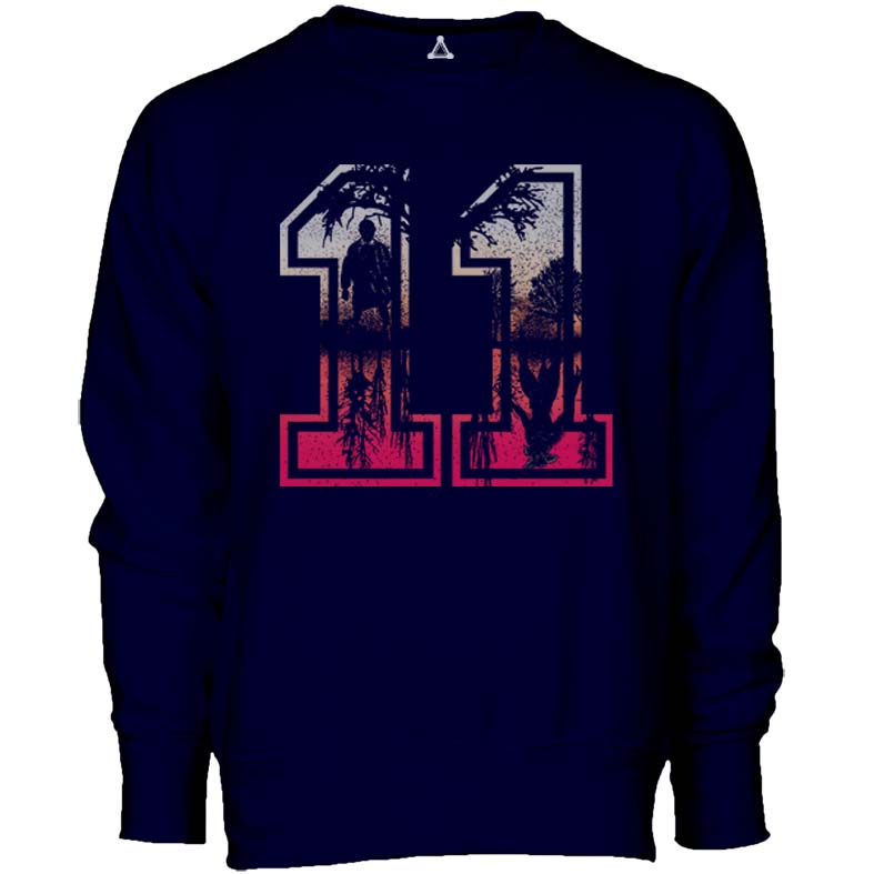 Felpa Girocollo Eleven mondo del Sottosopra STRANGER New Indastria 1 New Indastria Felpa Girocollo Eleven mondo del Sottosopra STRANGER New Indastria