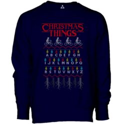 Felpa Girocollo Luci di Natale mondo del Sottosopra STRANGER New Indastria