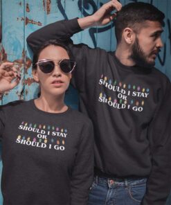 Alternative view of Felpa Girocollo SHOULD I STAY OR SHOULD I GO STRANGER New Indastria