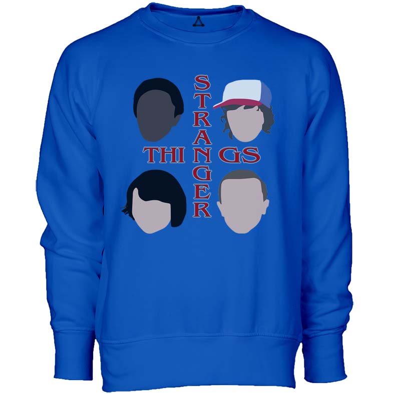 Felpa Girocollo STRANGER VISI DEI PERSONAGGI New Indastria 1 New Indastria Felpa Girocollo STRANGER VISI DEI PERSONAGGI New Indastria