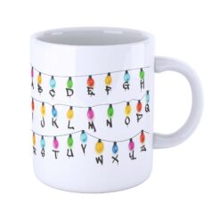 Tazza Mug LETTERE ALFABETO CON LUCI STRANGER New Indastria