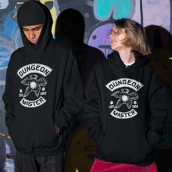 Alternative view of Felpa Cappuccio Dungeon Master Demogorgone STRANGER New Indastria