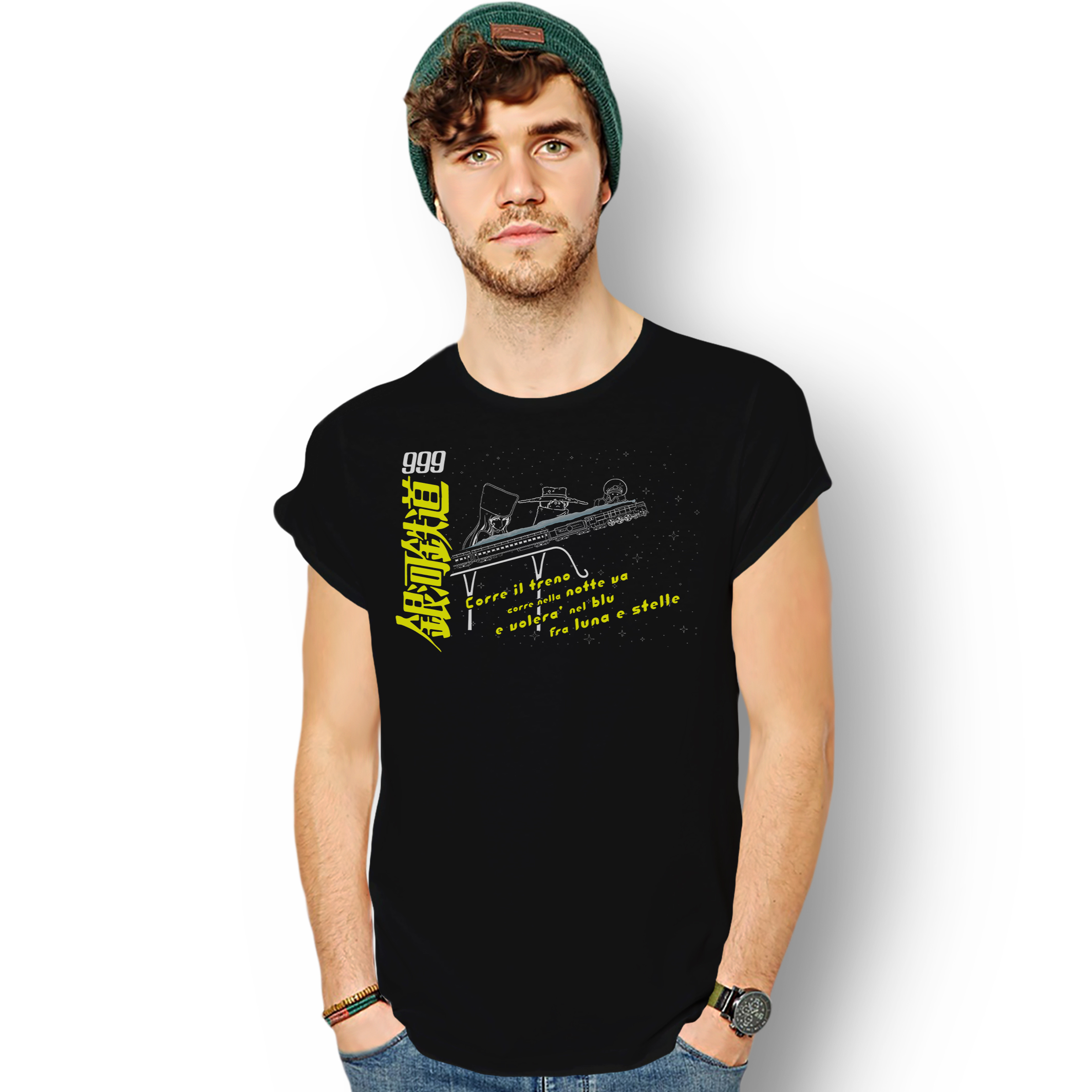 T-shirt Galaxy Express 999 Canzone New Indastria 2 New Indastria T-shirt Galaxy Express 999 Canzone New Indastria - immagine 2
