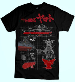 T-shirt Progetto Corazzata spaziale Star Blazers - Robottoni New Indastria