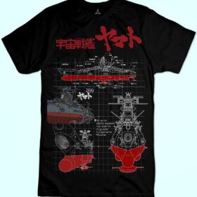 T-shirt Progetto Corazzata spaziale Star Blazers - Robottoni New Indastria