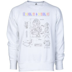 Felpa Girocollo Progetto Emiglio Robot è Meglio New Indastria