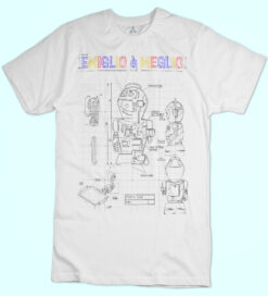 T-shirt Progetto Emiglio Robot è Meglio New Indastria