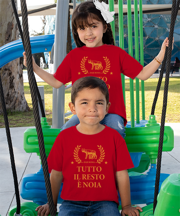 T-shirt Daje Roma tutto il resto è noia New Indastria 4 New Indastria T-shirt Daje Roma tutto il resto è noia New Indastria - immagine 4