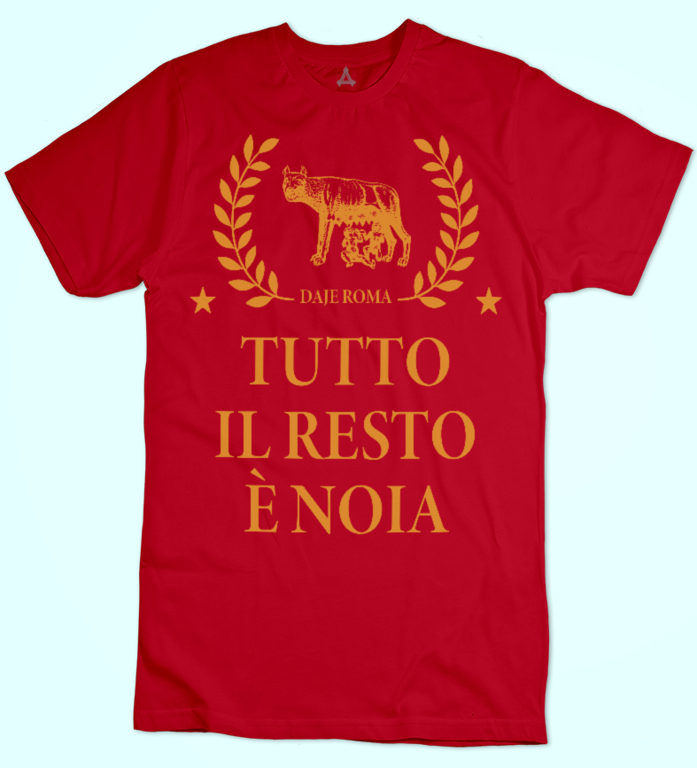 T-shirt Daje Roma tutto il resto è noia New Indastria 1 New Indastria T-shirt Daje Roma tutto il resto è noia New Indastria