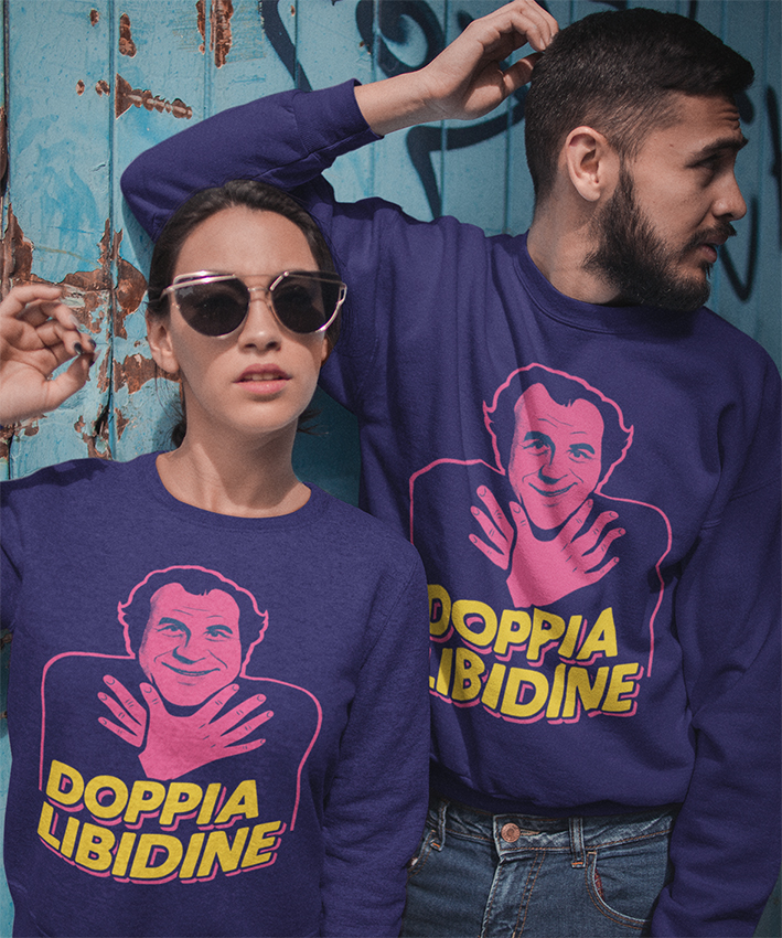 Felpa Girocollo Doppia Libidine Jerry New Indastria 2 New Indastria Felpa Girocollo Doppia Libidine Jerry New Indastria - immagine 2