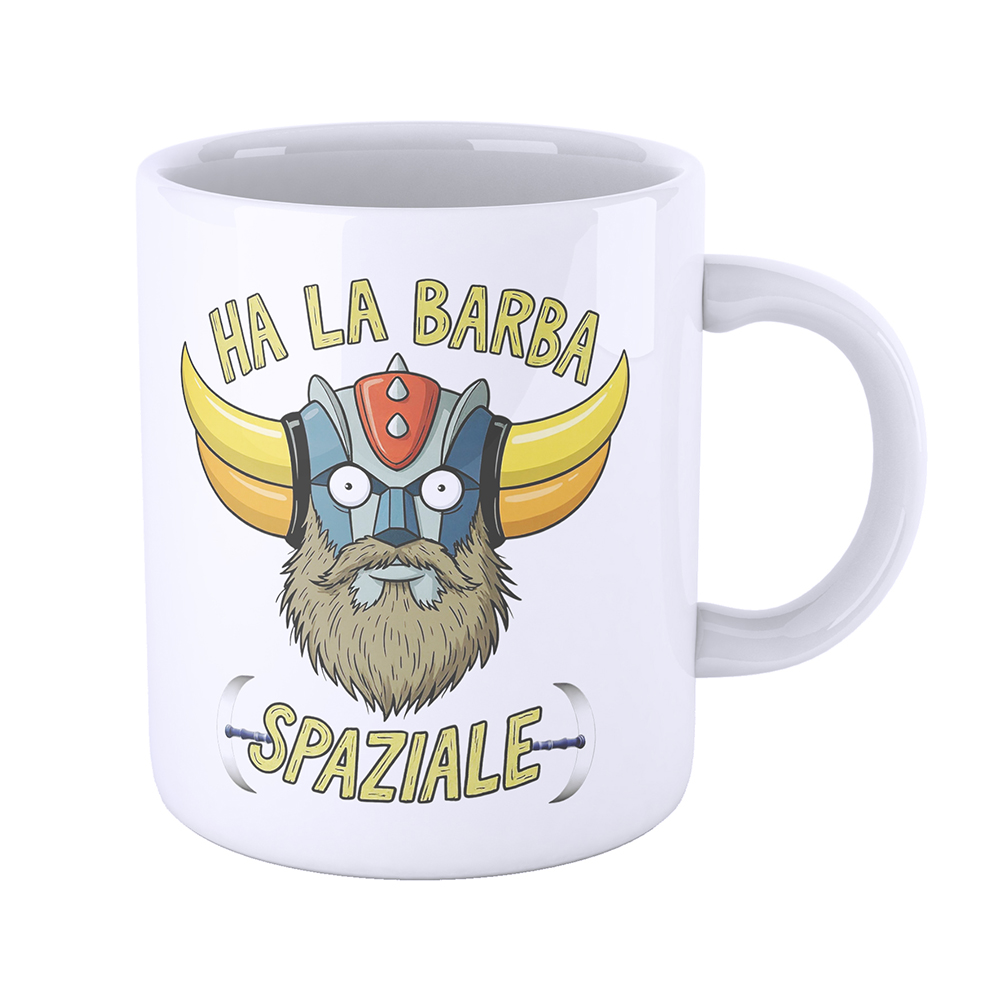 Tazza Mug HA LA BARBA SPAZIALE GOLDRAKE New Indastria 1 New Indastria Tazza Mug HA LA BARBA SPAZIALE GOLDRAKE New Indastria