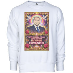 Felpa Girocollo SILVIO SIETE DEI POVERI COMUNISTI New Indastria