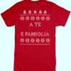 T-shirt A te e Famiglia Auguri Natale New Indastria