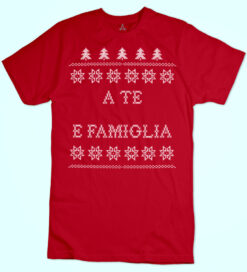 T-shirt A te e Famiglia Auguri Natale New Indastria