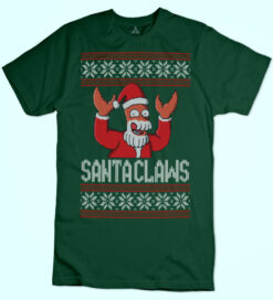 T-shirt Santa Claws Zoidberg Natale New Indastria
