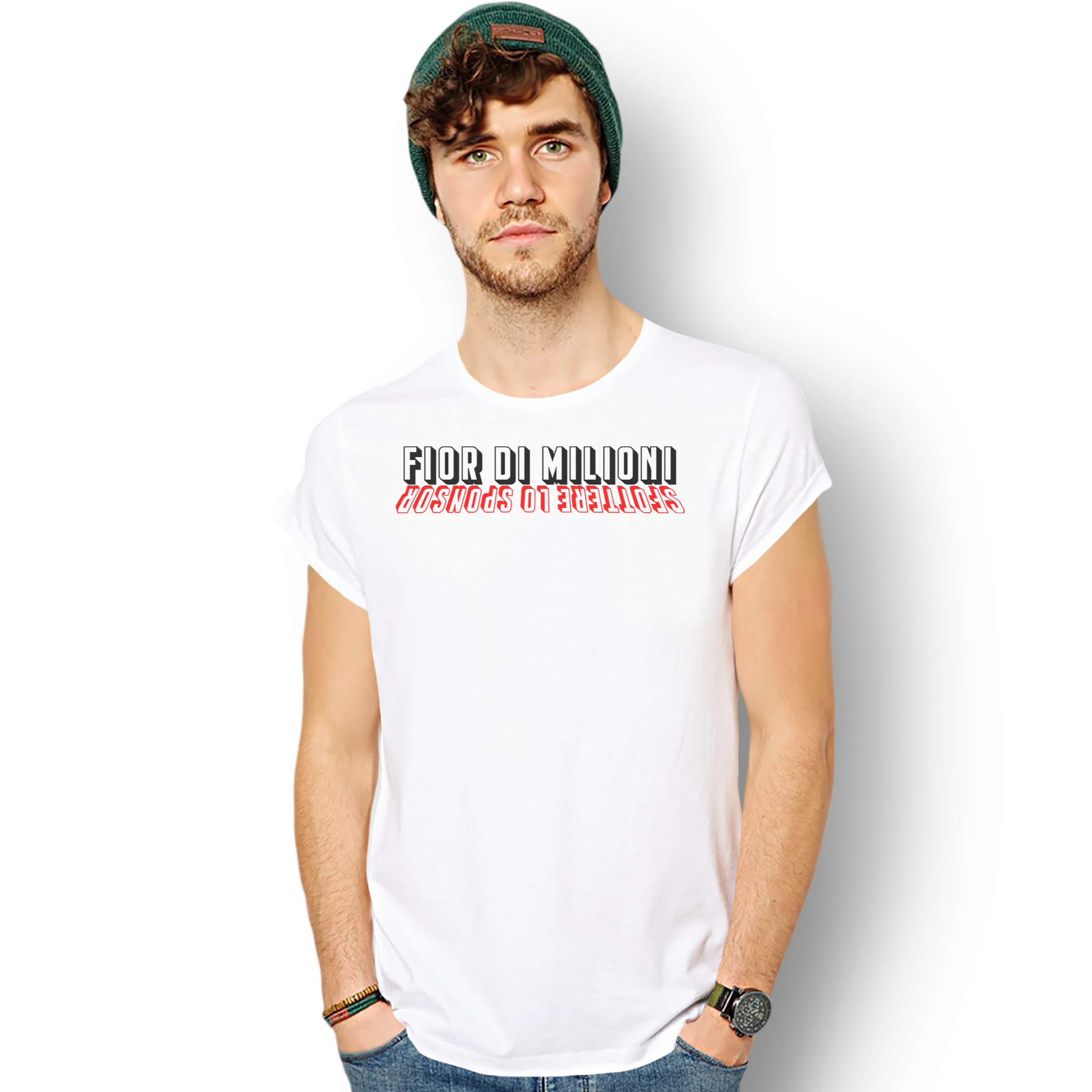 T-shirt Fior di Milioni Sfottere lo Sponsor New Indastria 2 New Indastria T-shirt Fior di Milioni Sfottere lo Sponsor New Indastria - immagine 2