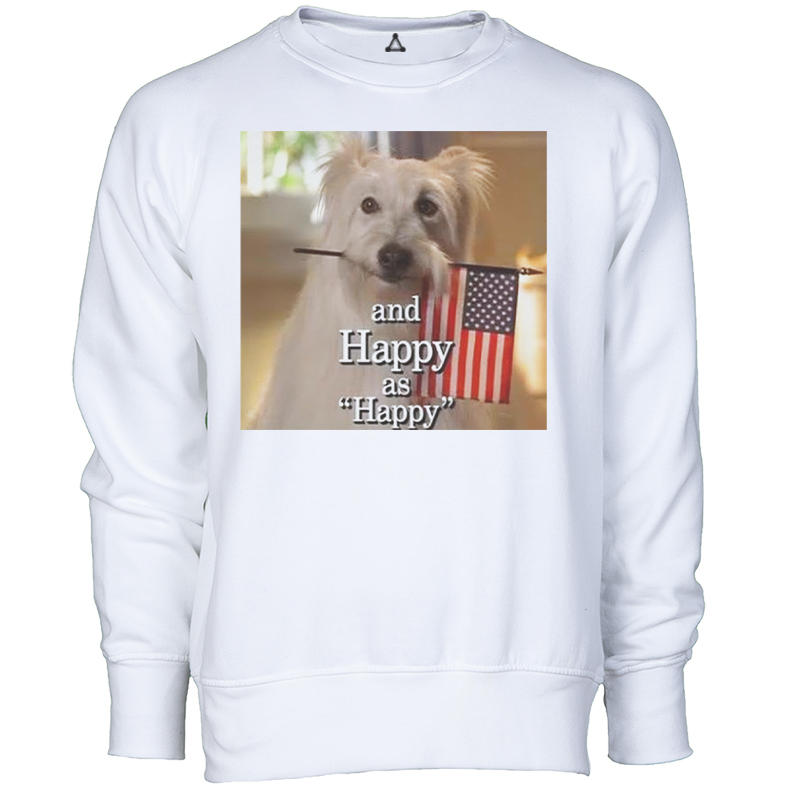 Felpa Girocollo Settimo Cielo Cane Happy New Indastria 1 New Indastria Felpa Girocollo Settimo Cielo Cane Happy New Indastria