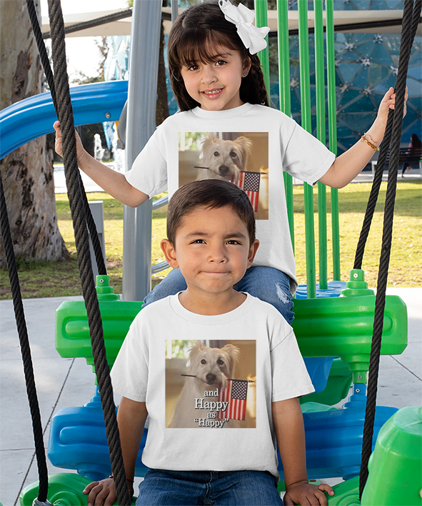 T-shirt Settimo Cielo Cane Happy New Indastria 4 New Indastria T-shirt Settimo Cielo Cane Happy New Indastria - immagine 4