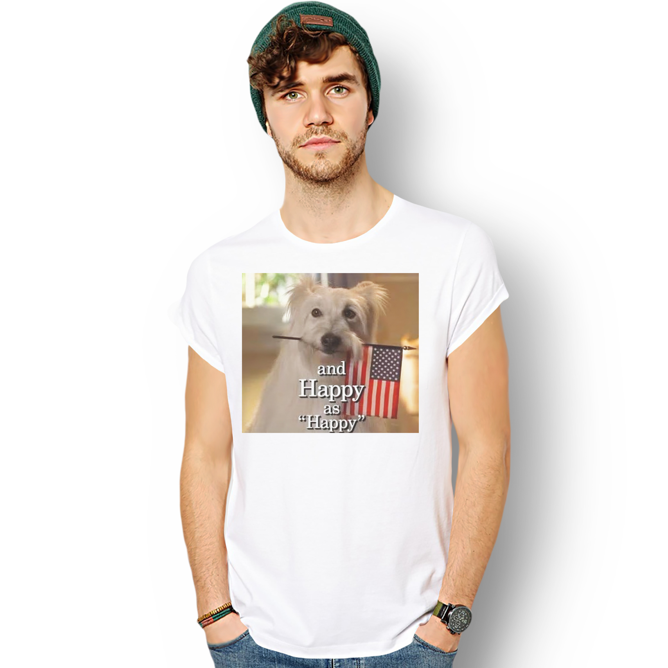 T-shirt Settimo Cielo Cane Happy New Indastria 2 New Indastria T-shirt Settimo Cielo Cane Happy New Indastria - immagine 2