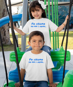 T-shirt Fa Schiuma ma non è Sapone New Indastria 7 New Indastria Newind 4204 Fa schiuma ma non e sapone K