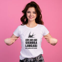 T-shirt Ahi Ahi Ahi Signora Longari Uccello New Indastria 6 New Indastria iMage 6289 Ahi ahi ahi signora Longari uccello W